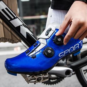 Bisiklet Ayakkabı Erkekler Kendi Kurulan SPD YOL SEHLERİ DIŞ SPORLAR ULTRALIGHT ZAPATILLAS CICLISMO Kadınlar MTB boyutu36-48 Ayakkabı