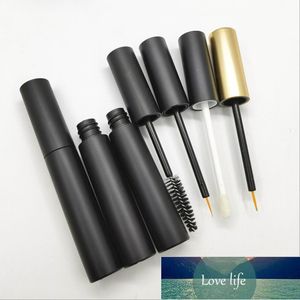 10ml matt svart läppglansrör Förpackning flytande eyeliner mascara läppstift rörflaska tomma påfyllningsbara kosmetika behållare