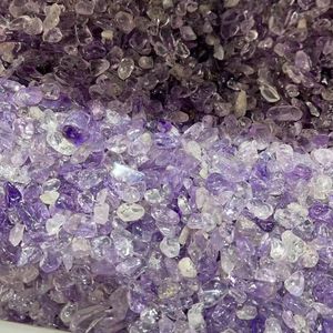 100g Natural Crystal Gift Decor Gravel Amethyst Fluori Irregular Mineral Healing Stone Specimen Suitable For Aquarium Home Crafts