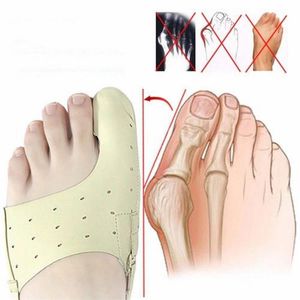 Apoio de tornozelo 1Pair Bunion Corrector Pad Toe Separator Hallux Valgus Ortics Pés Osso Ajustador Correção Pedicure Sock Straightener