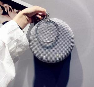 2022 HBP Golden Diamond Evening Chic Pearl Round Counter Counter Counter For Women 2020 New Hand Handbags Party Party Presh A007