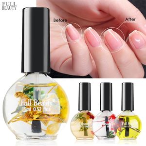 New Cuticle Oil Nail Treatment Dry Flower Natural Nutrition Liquid Soften Agent Nails Edge Protection Care Body Health Gift