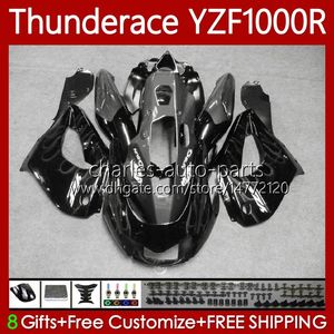 Carenagem 1996 Yzf venda por atacado-Corpo de Chamas Cinzentas para Yamaha Thunderace YZF1000R YZF R R Bodywork No YZF R YZF1000 R Feeding