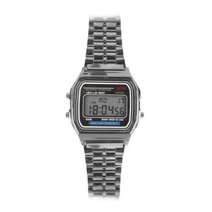 Unisex kvinnlig klocka guld silver svart vintage ledd digital sport elektronisk militär gåva man armbandsur färg tre