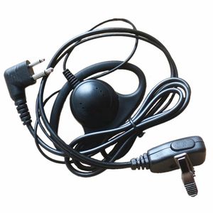 10x D Kształt Soft Ear Hook Słuchawka Słuchawki Słuchawki PTT Mic do Motorola Walkie Talkie Dwukierunkowe Radio PMR446 ECP100 PR400 Mag One BPR40