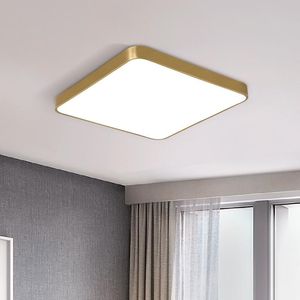 Lampada del soffitto nordico soggiorno moderno camera da letto minimalista personalit￠ creativa a led luci quadrate americane
