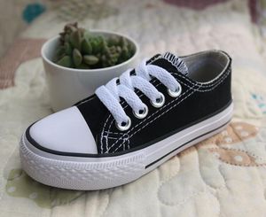 Nya varumärken Canvas sneakers för småbarn sport casual skor mode andningsbara barn lägenheter duk skor pojkar flickor loafers