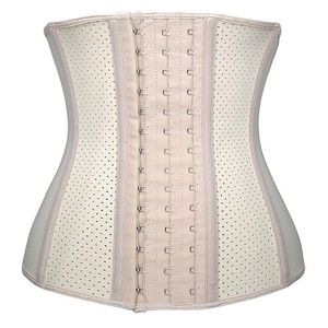 Shapers Mulheres Látex Corset Cintura Trainer Pequeno Ar Bustier Bustier Underbust Borracha Corselet pós-parto Fajas Colombianas Reducora Sauna Ko