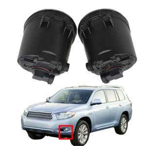 Для Toyota Highlander 2008-2012 гол противотуманный передний бампер светодиодный объектив LENS LESS Styling Angel Eye DRL 12V H11