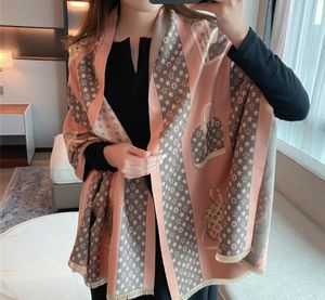 Shawls Scarf autumn and winter 2021 new spot Korean version of thickened double-sided scarf air conditioning warm imitation cashmere ladies shawl