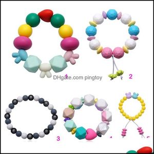 Other & Giftsfashion Chic Sile Teether Personality Character Trend Bracelet Infant Teething Toys Baby Oral Care Drop Delivery 2021 Rgdnt