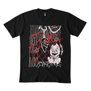 Banda Camisetas al por mayor-Camisetas para hombres Drain Gang Merch DMN camiseta bl negro