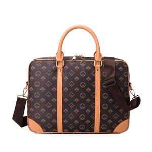 Designer handväska för damer Bärbar affärsportfölj för män och kvinnor diagonal datorväska med stor kapacitet Handväskor #41122