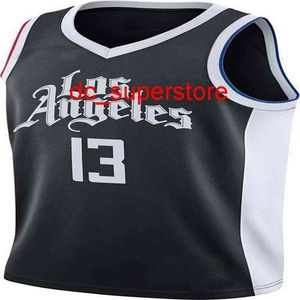 Custom Paul George #13 2020-21 Swingman Jersey costurou as camisas de basquete jovens da juventude masculina XS-6XL