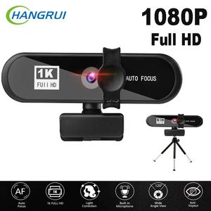 Full HD 1080P Webcam PC Mini Kamera mit Mikrofon Computer Laptop Webcams Web Cam WebCamera Video Aufnahme Arbeit