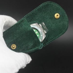 2022 TOP Luksusowe zielone papiery zegarki prezentowe Pudełka Skórzana torba Karta na Rolex Watch Box