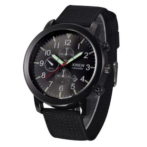 Orologi da polso Esercito russo Orologi da uomo XI Luminoso orologio in nylon Data Calendario Casual al quarzo Relogio Masculino Montre Homme Militaire