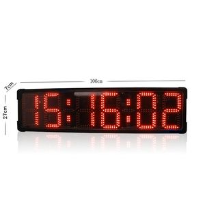 Wall Clocks Double sided LED Race Countdown Count Up Timer Clock quot High Brightness Digital Clockwork With Stopwatch