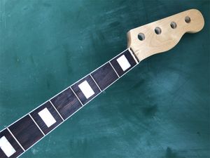 Wholesale string blocks resale online - 4 String Electric guitar bass neck Maple fret inch Rosewood fingerboard block inlay Gloss DIY