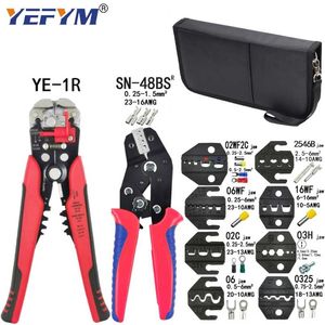 Crimping pliers SN-48BS 8 jaw kit package for 2.8 4.8 6.3 VH2.54 3.96 2510/tube/insulation terminals electrical clamp tools 211110