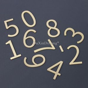 Numero civico da 8 cm Lettere Grande porta moderna Alfabeto Casa Numeri in ottone per esterni Indirizzo Dash Sign # 0-9 GF429 Altro hardware