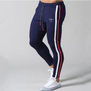 스키니 joggers 바지 남자 실행 스웨트 트랙 체육관 휘트니스 스포츠 바지 남성 보디 빌딩 훈련 바닥 210715