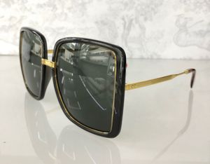 Oversized Sunglasses for Men Women 0903 Gold Blue Pink Lens Retro Glasses Occhiali da Sole Fashion Sunglasses With Box258T