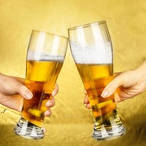 大棒パーソナライズされたガラスホーム厚いドラフトビール創造的な小麦ワインカップは海RRE11062