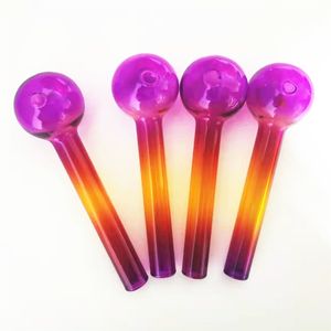 Mini queimadores de óleo de vidro Bubbler Bongs Cinzeiro Catcher Cabo de Fumo Tubulações de Água Petrócitos Dab Rig 10mm Burner Tubos de Tubos