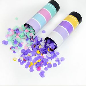 Wedding Handheld Colorful Confetti Firework Tube Cannons Birthday Party Baby Shower Celebration Supplies Weddings Decoration on Sale