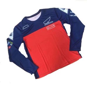 2021 Summer Moto Motorcycle Racing Jersey Koszulka z długim rękawem z długim rękawem można dostosować ten sam styl