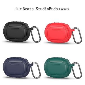 Shatter-bevisfall Trådlöst Bluetooth hörlurar Headset TPU Soft Case Lämplig för Beats Studio Buds Skyddskåpa