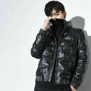 화이트 오리 아래로 자켓 남성 겨울 코트 남자 의류 2020 Streetwear Puffer 다운 코트 남성 Parkas 자켓 하버 20411027 G1115