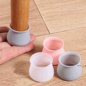 Cadeira de mesa Home perna esteira de silicone não-deslizamento tampas de pé proteção bottores botões de cobertura de madeira protetores de piso rrd11744