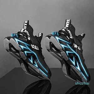 Dress Shoes Sports Shoes 2021 Trend Sports Leisure running fall versatile increased black blade men's