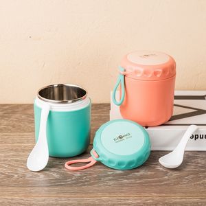 430ml Stainless Steel Thermos Food Soup Container Portable Lunch Box Children Lunch Box Kitchen Accessories W0295