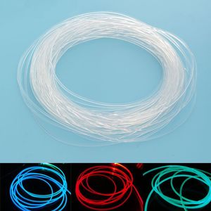 PMMA 1M Side Glow Optical Fiber Cable Lighting 1.5/2/3/4mm Diameter Car Optic Cable Ceiling Lights Bright Party Light Decoration