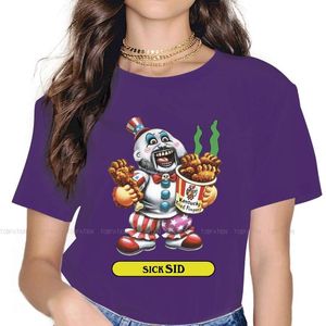 Frauen S T Shirt Sick Sid Captain Spaulding Version XL T -Shirt für Girl Garbage Pail Kinder Cartoon Film bequemes Geschenk T -Shirt Kurzarm