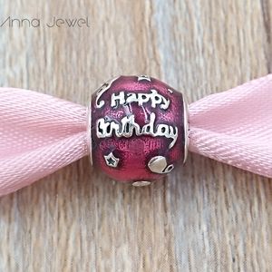 Septumジュエリーメーカー用品誕生日チャームパンドラシルバーブレスレット女性バングルチェーンビーズペンダントネックレス母の日ギフト791983J