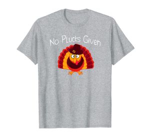 Wholesale thanksgiving shirts women for sale - Group buy Thanksgiving NO PLUCKS GIVEN Funny Turkey Pun Teacher Women T Shirt