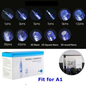 25 Stück Mikronadel-Bajonett-Nadelpatronen Tipps für Auto Derma Pen A1C A1W Dr.pen Hautpflege Verjüngung Gesundheit Schönheitstherapie