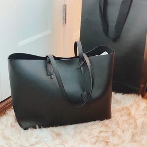 дизайнерские сумки верхние кожаные черные сумки на плечо для покупок роскошные сумки большой емкости специальная распродажа высококачественных женщин