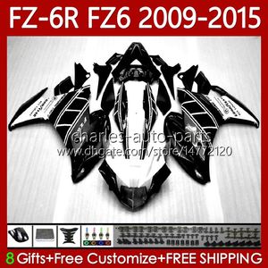 ingrosso Fustellatura Nera Fz6r-Corpo Moto per Yamaha FZ6 FZ R N R N FZ N Bodywork No FZ600 FZ6R FZ R FZ6N carenature dell Om nero bianco