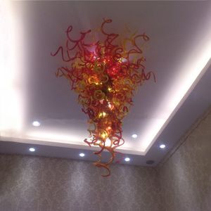 Современная Crystal Chastelier Lamp Art Deco цепи кулон подвесной светильник светодиодные лампы ручной работы влюбленные стекла люстры индивидуальные подвесные светильники 28 на 52 дюйма