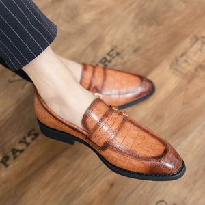 Party 5688 Summer Tassel Men's Shoes Casual Leather Loafers Moccasin Men Brand Oxford Formal Italian Large Size