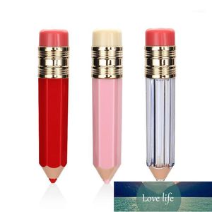 Frascos de armazenamento frascos 10pcs 5ml vazio labelo labelo tubos recipiente limpar tubos lápis forma lipstick lipgloss recarregável garrafas de embalagem1