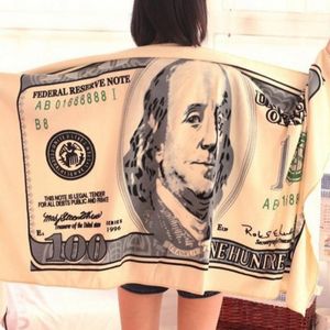 Wholesale swimming pool towels for sale - Group buy One Hundred Dollar Euro Decorative Beach Towel Printed Bath For Swimming Pool Sunbathing
