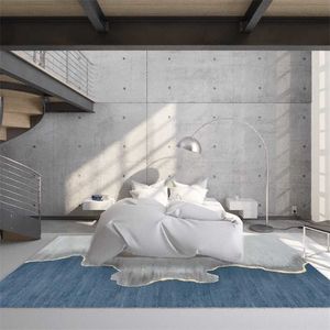 Reese Velvet Fleece Elegant Abstraction Art Blue And White Anti Slip Carpets Pro Area Rug Living Room Bedroom Modern Decorations 211204