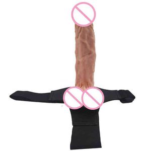 NXY Dildos Camatech Intimo in pelle regolabile, 24x4,5 cm, cintura comfort, imbracatura ultra siliconica per lesbiche, imbracatura per pene con fascia elastica1210