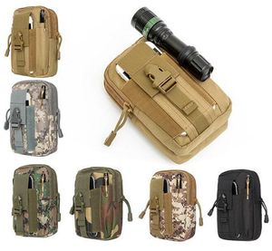 Stuff sacchi all'ingrosso 100 pz / lotto Borsa da arrampicata da campeggio all'aperto Tactical Military Molle Hip Cintura per cintura portafoglio Borsa per borsetta